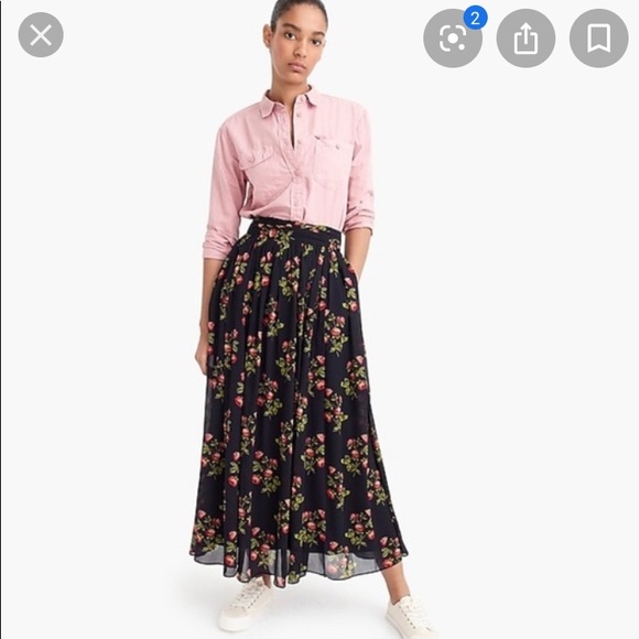 J. Crew Skirts J Crew Maxi Skirt Poshmark